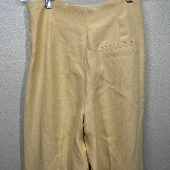 Sezane Yellow Women's Trousers - Picture 11 of 12